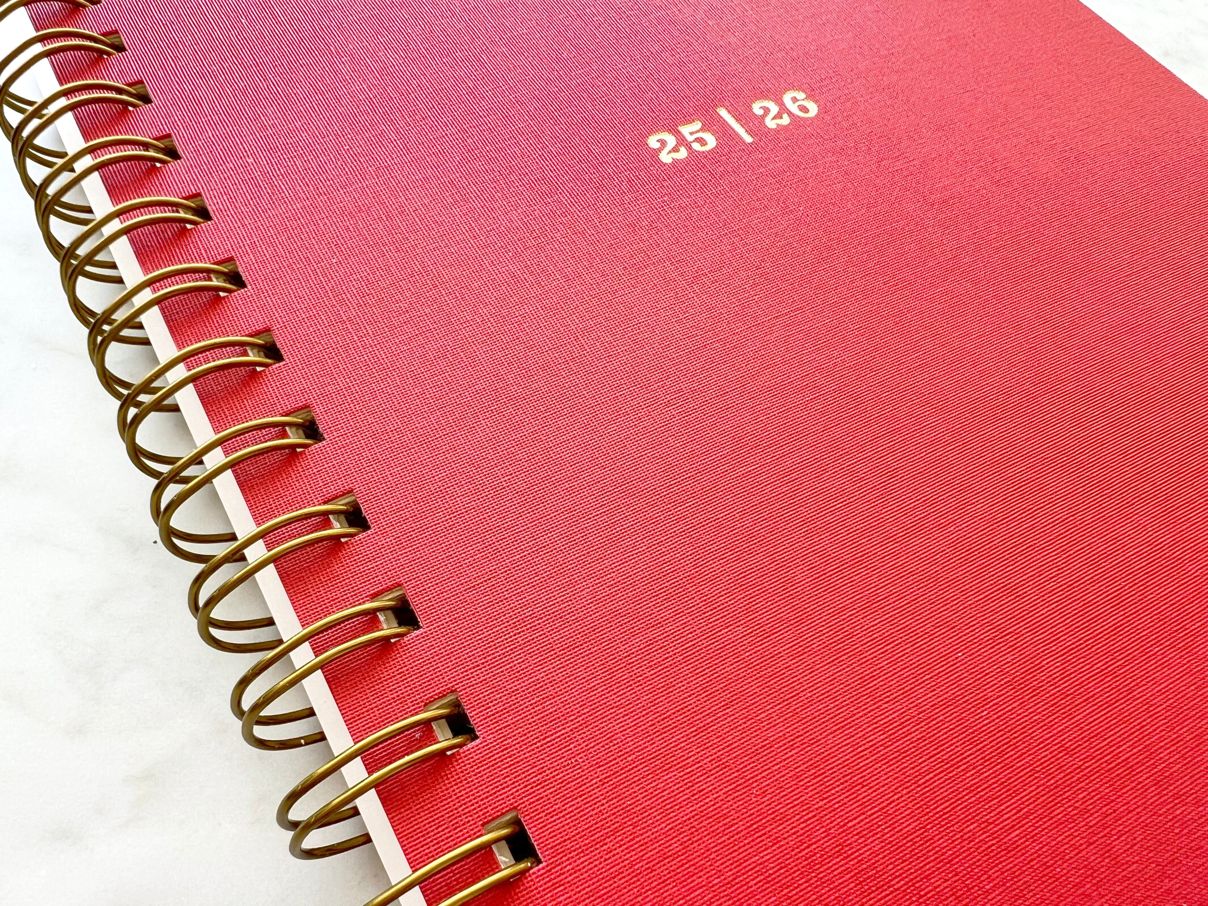 Favorite Story Planner Favorite Story 12-Month Planner, Red Bookcloth