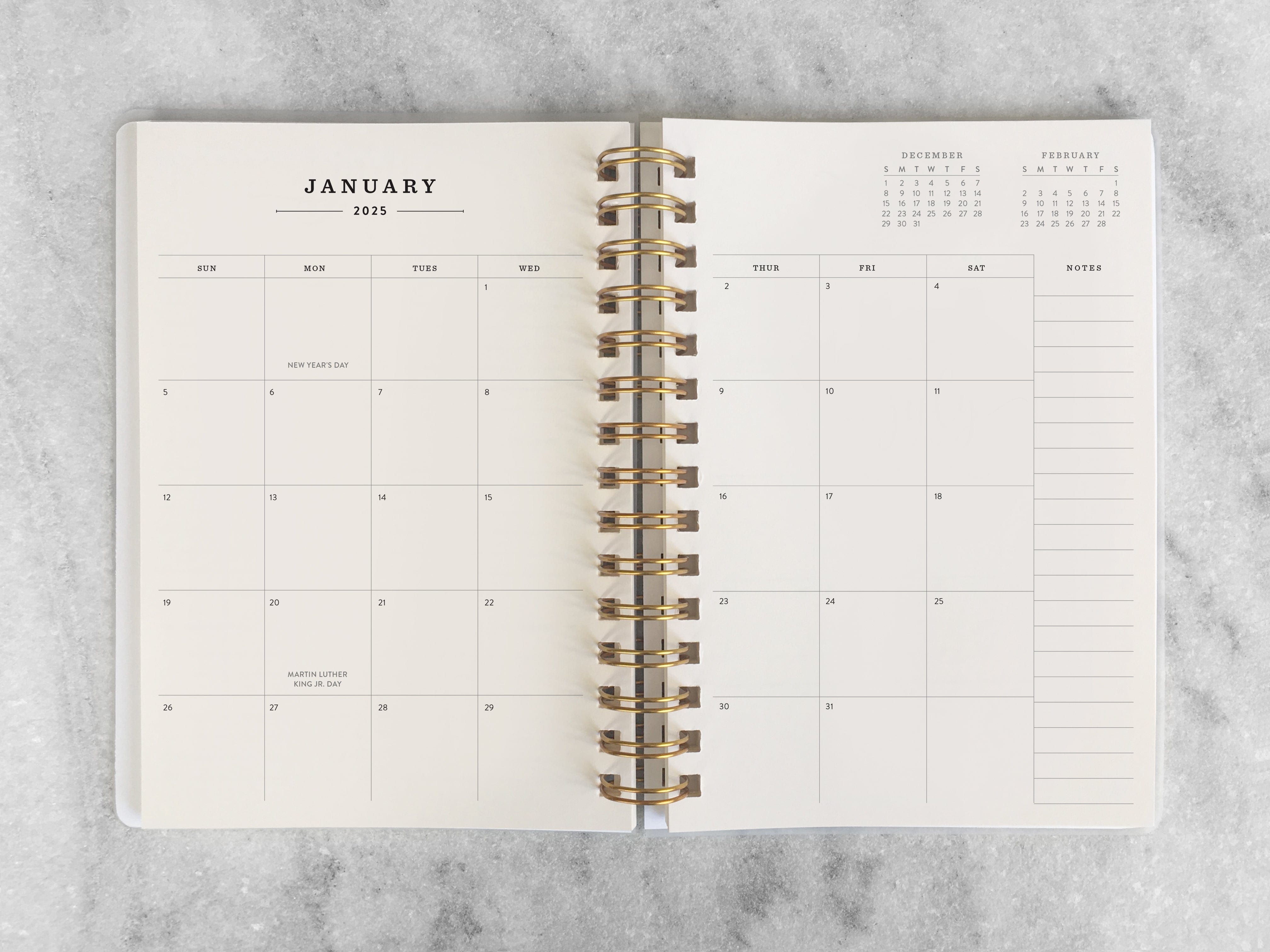 Favorite Story Hardcover Planner "24 | 25" 12-Month Planner - Rust Board Cover