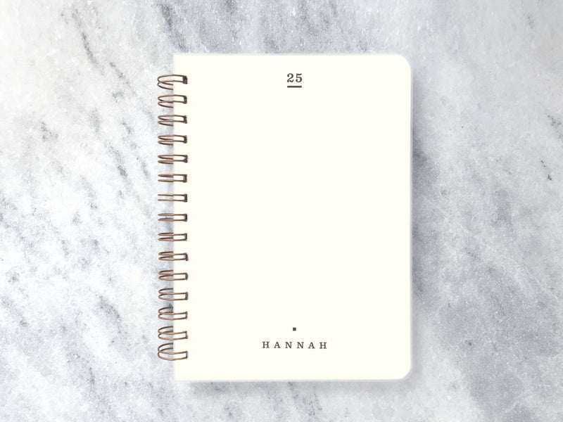 Favorite Story Planner Personalized Oct 2024 - Dec 2025 / Ivory 12-Month Planner - Soft Cover