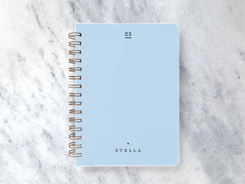 Favorite Story Planner Personalized Oct 2024 - Dec 2025 / Sky 12-Month Planner - Soft Cover