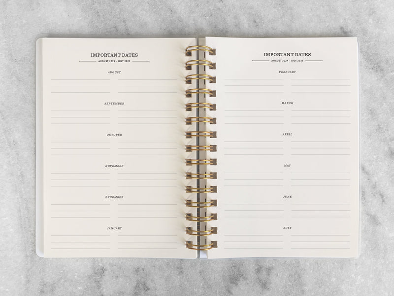 Favorite Story Hardcover Planner "24 | 25" 12-Month Planner - Solid Core Cover