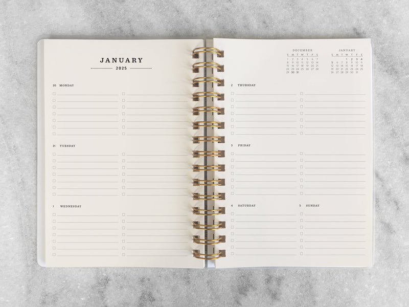 Favorite Story Hardcover Planner "24 | 25" 12-Month Planner - Solid Core Cover