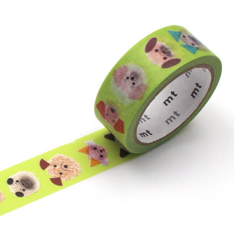 Favorite Story mt masking tape (Sweet Bella) 15mm Puppy's Face