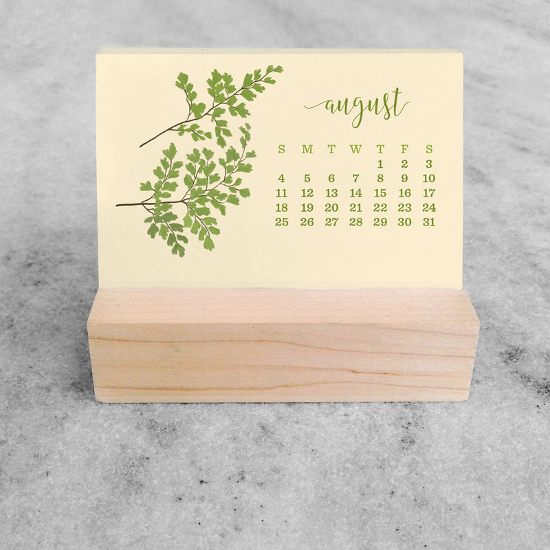 Favorite Story Mini Desk Calendar Fern 2023/2024 Mini Desk Calendar