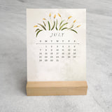 Favorite Story Desk Calendar Field Flowers 2024 Desk Calendar