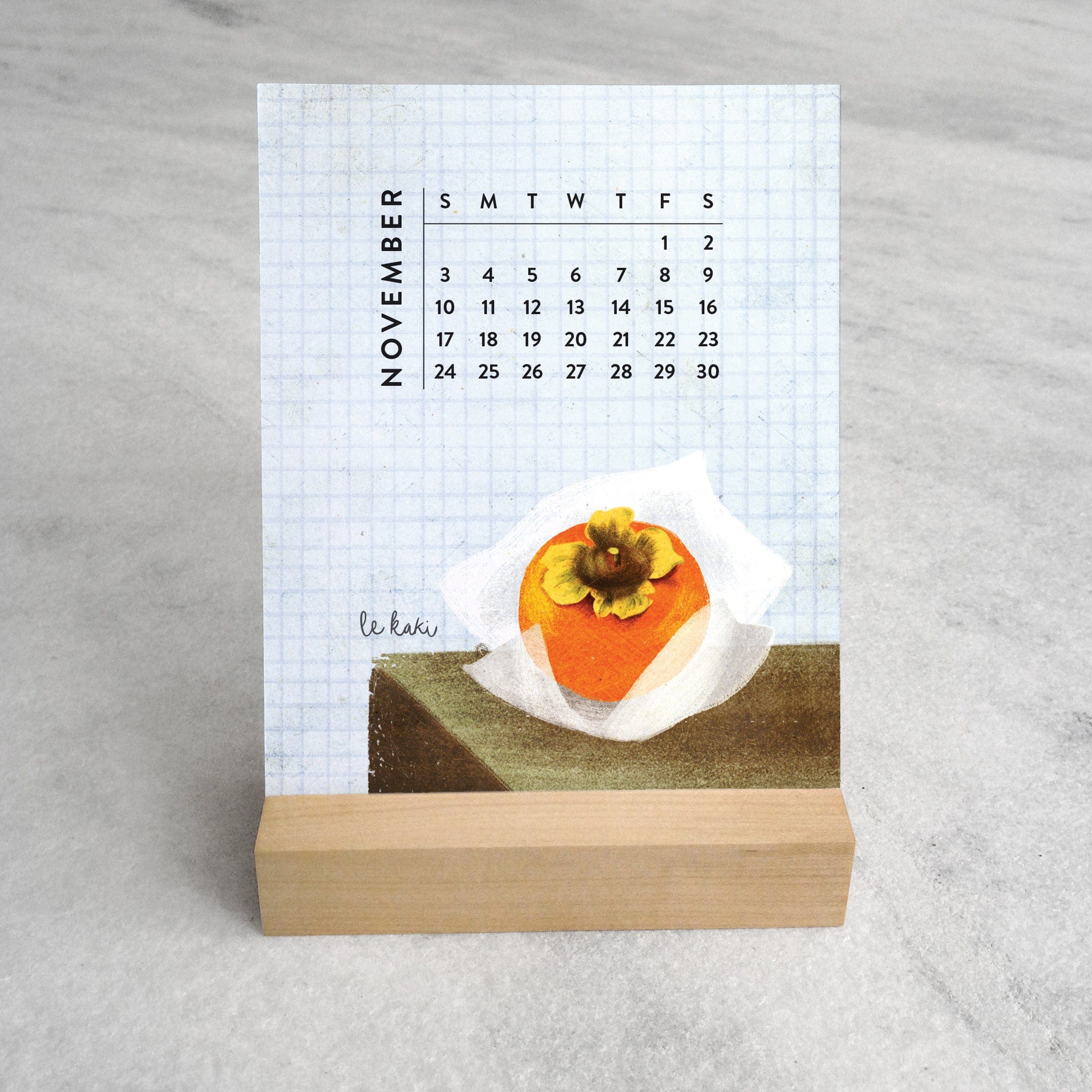 Favorite Story Desk Calendar Les Fruits 2024 Desk Calendar