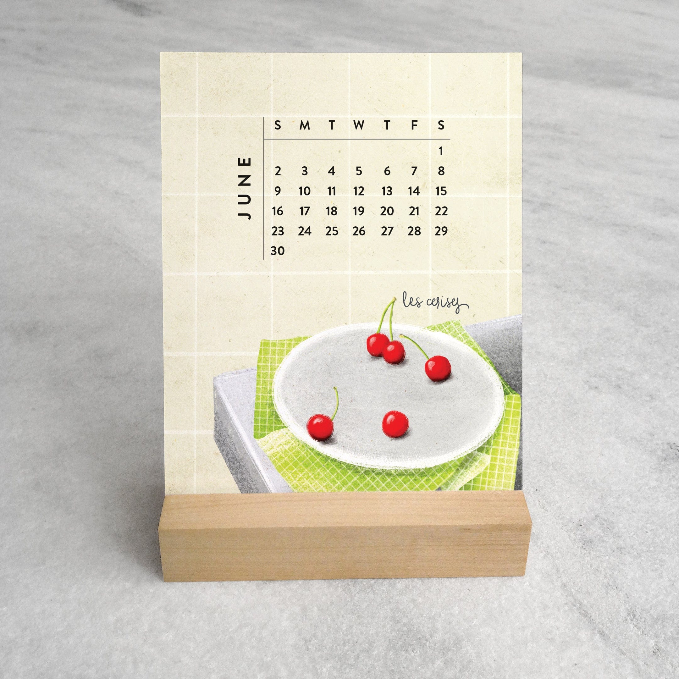 Favorite Story Desk Calendar Les Fruits 2024 Desk Calendar