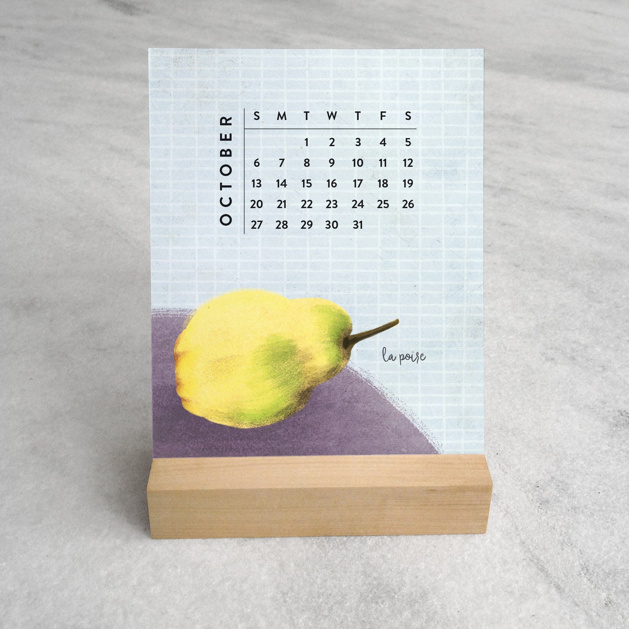 Favorite Story Desk Calendar Les Fruits 2024 Desk Calendar