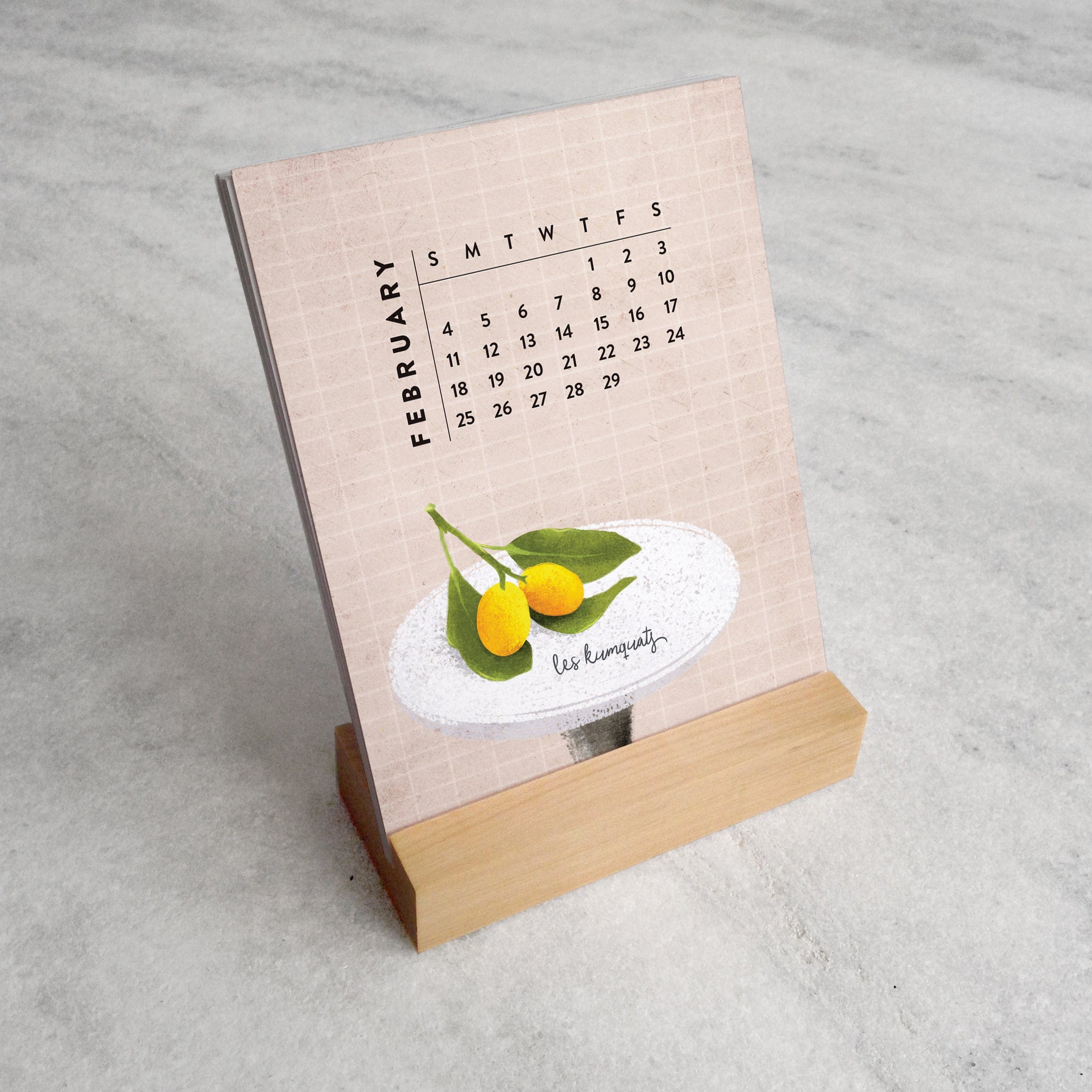Favorite Story Desk Calendar Les Fruits 2024 Desk Calendar