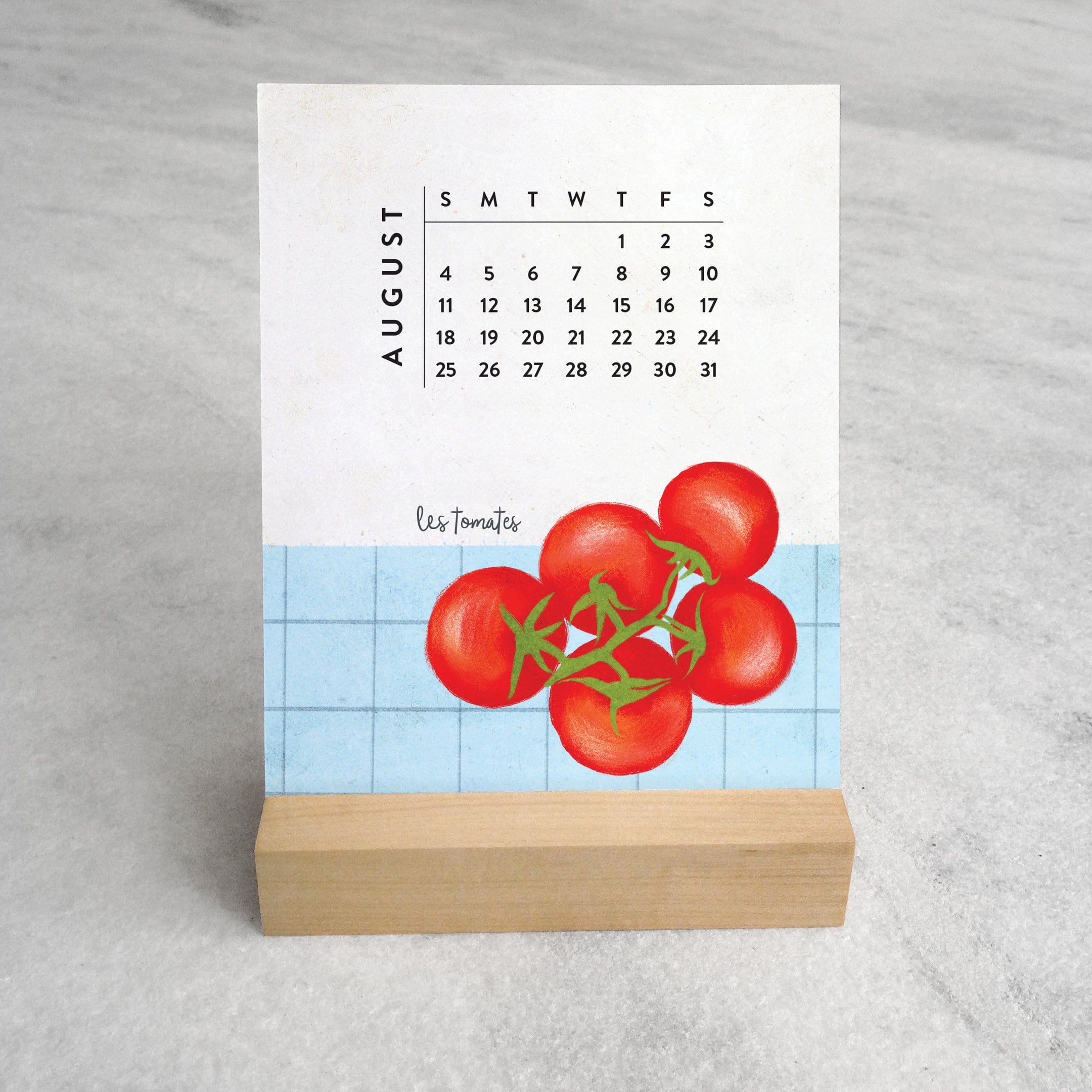 Favorite Story Desk Calendar Les Fruits 2024 Desk Calendar