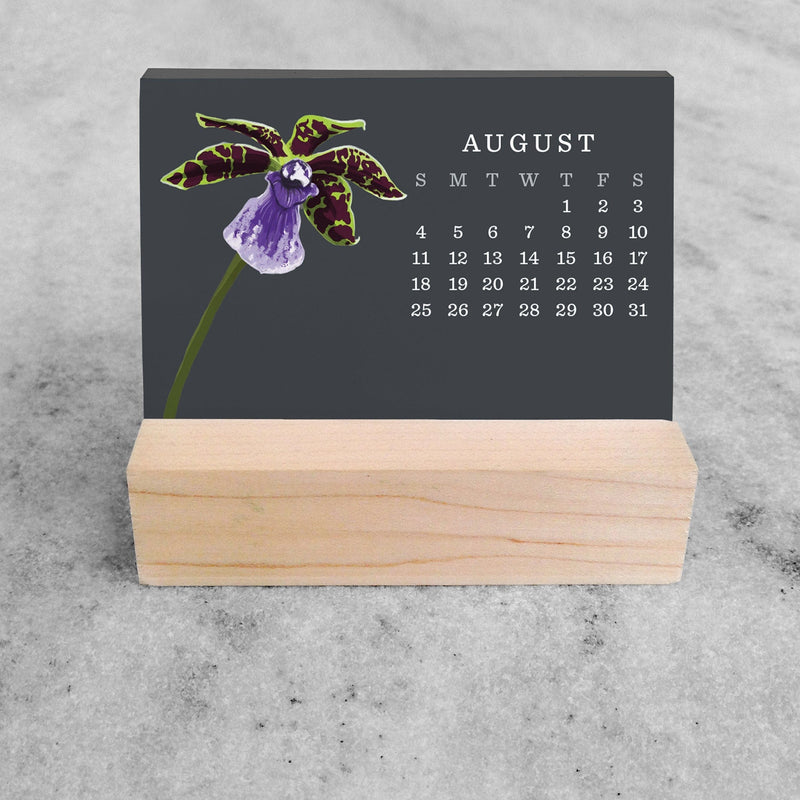 Favorite Story Mini Desk Calendar Orchid 2024 Mini Desk Calendar