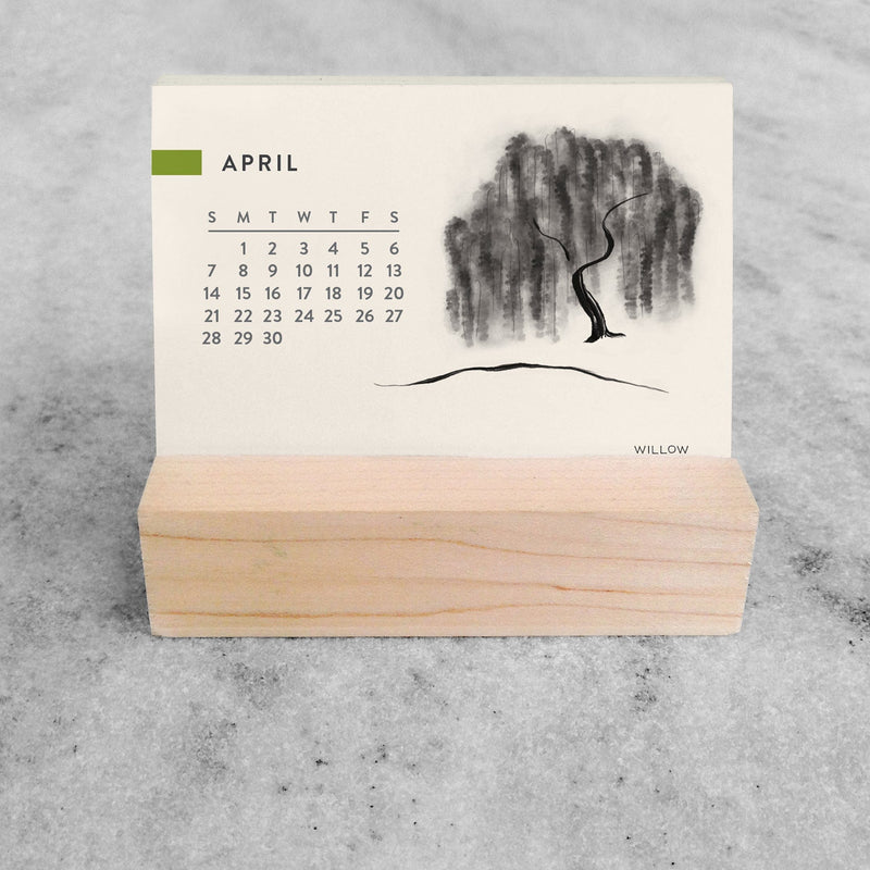Favorite Story Mini Desk Calendar Trees 2024 Mini Desk Calendar