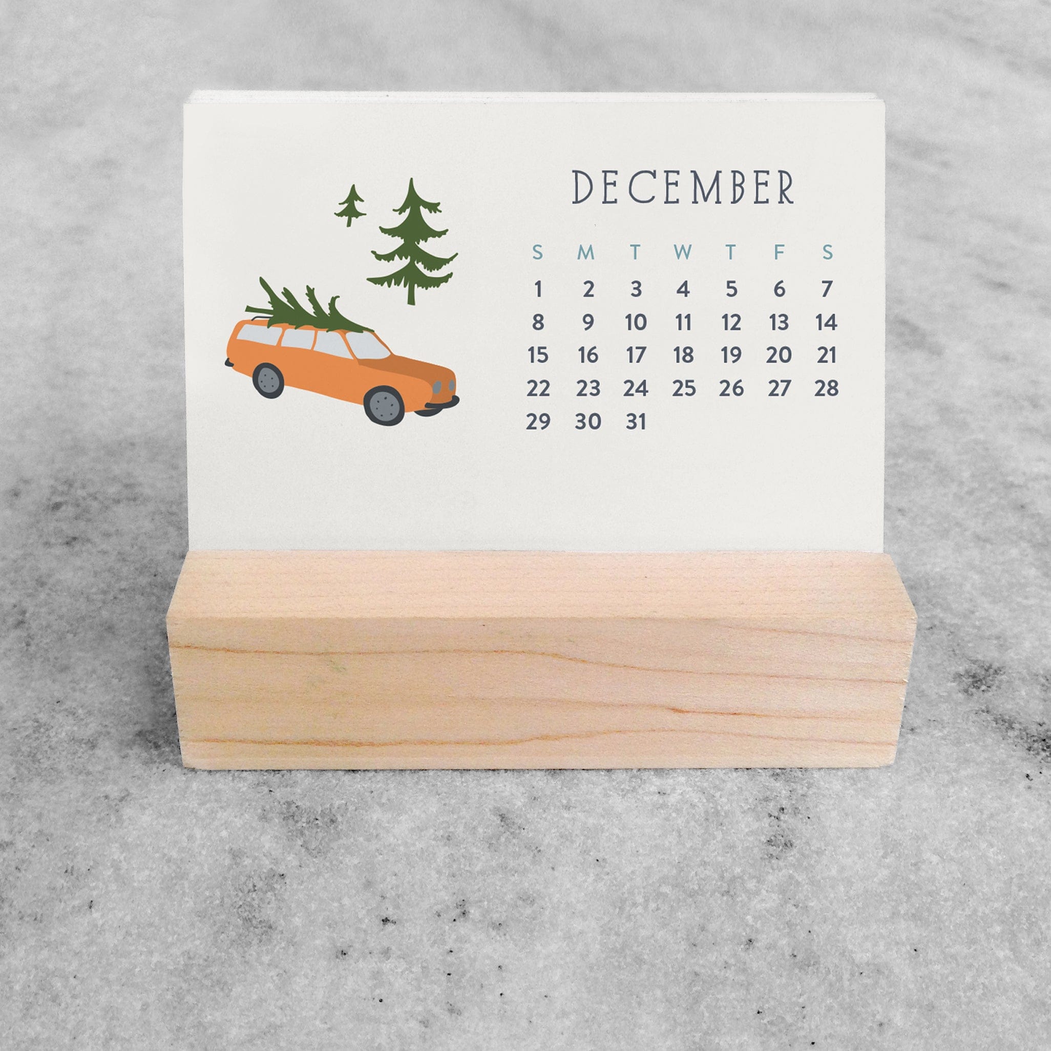 Favorite Story Mini Desk Calendar Village 2024 Mini Desk Calendar
