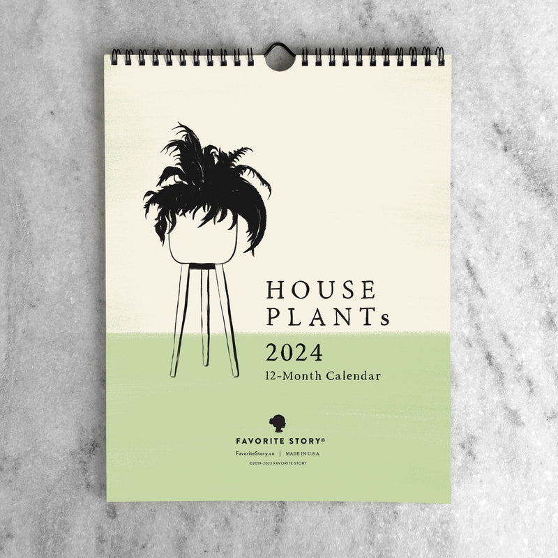 Favorite Story Wall Calendar Houseplants 2024 2024 Wall Calendar