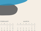 Favorite Story Wall Calendar Abstract 2024 Year Calendar
