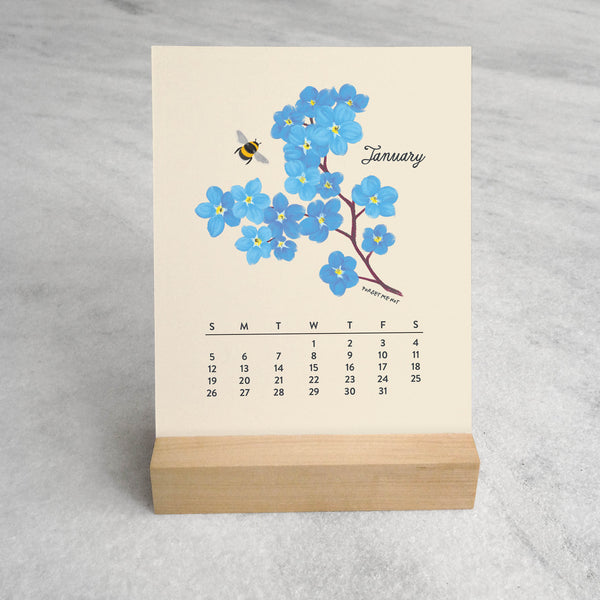 Favorite Story Desk Calendar Botanicals 2025 Desk Calendar