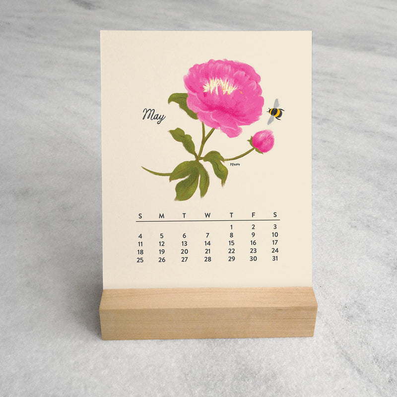 Favorite Story Desk Calendar Botanicals 2025 Desk Calendar