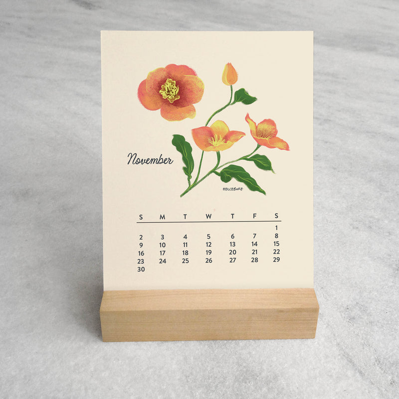 Favorite Story Desk Calendar Botanicals 2025 Desk Calendar