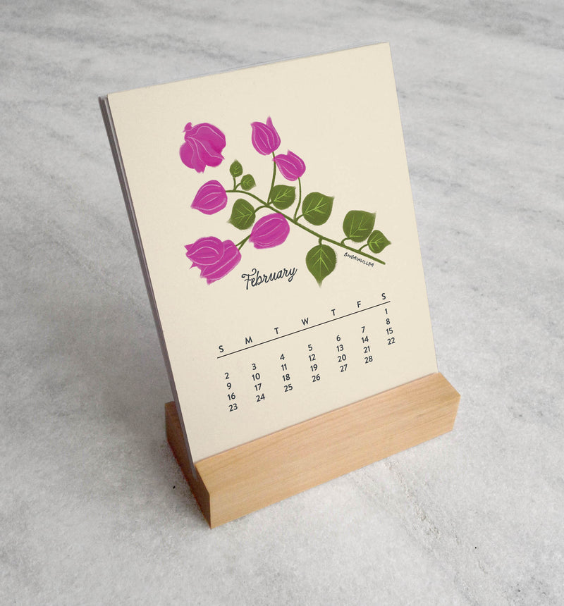 Favorite Story Desk Calendar Botanicals 2025 Desk Calendar