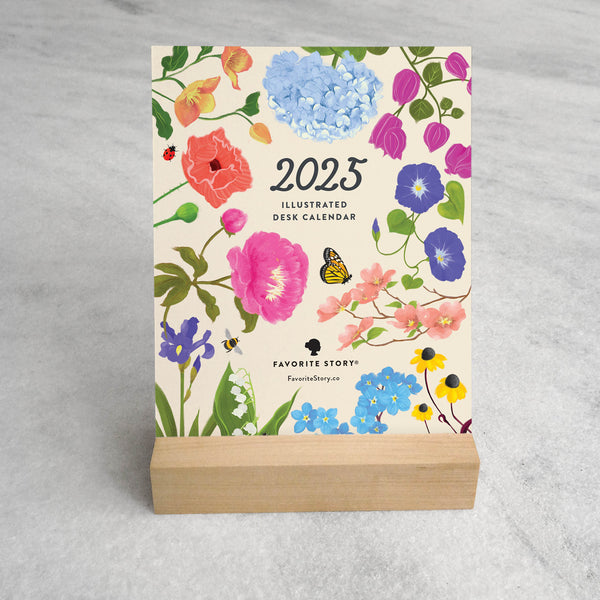 Favorite Story Desk Calendar Botanicals 2025 Desk Calendar