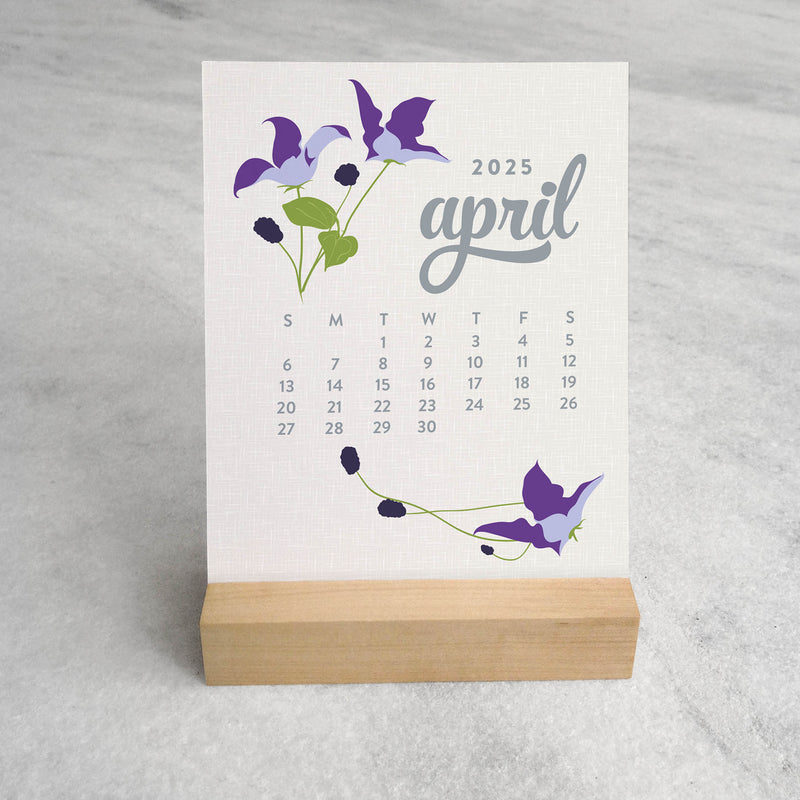 Favorite Story Desk Calendar Wildflower 2025 Desk Calendar