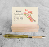 Favorite Story Mini Desk Calendar Botanicals 2025 Mini Desk Calendar