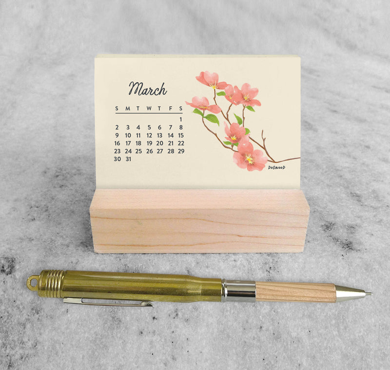 Favorite Story Mini Desk Calendar Botanicals 2025 Mini Desk Calendar