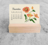 Favorite Story Mini Desk Calendar Botanicals 2025 Mini Desk Calendar