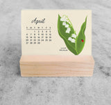 Favorite Story Mini Desk Calendar Botanicals 2025 Mini Desk Calendar