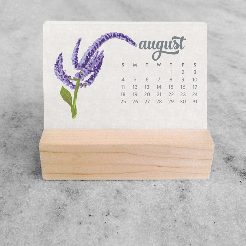 Favorite Story Mini Desk Calendar Wildflower 2025 Mini Desk Calendar