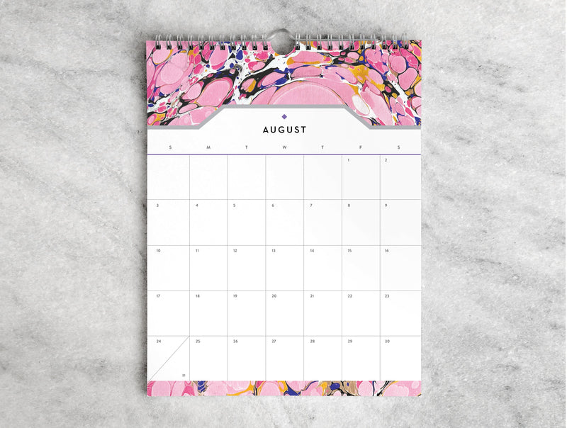 Favorite Story Wall Calendar Abstract 2025 Monthly Calendar