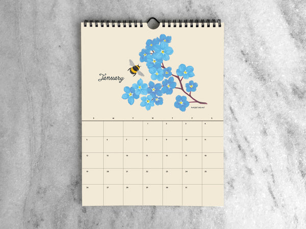 Favorite Story Monthly Calendar Botanicals 2025 2025 Monthly Calendar