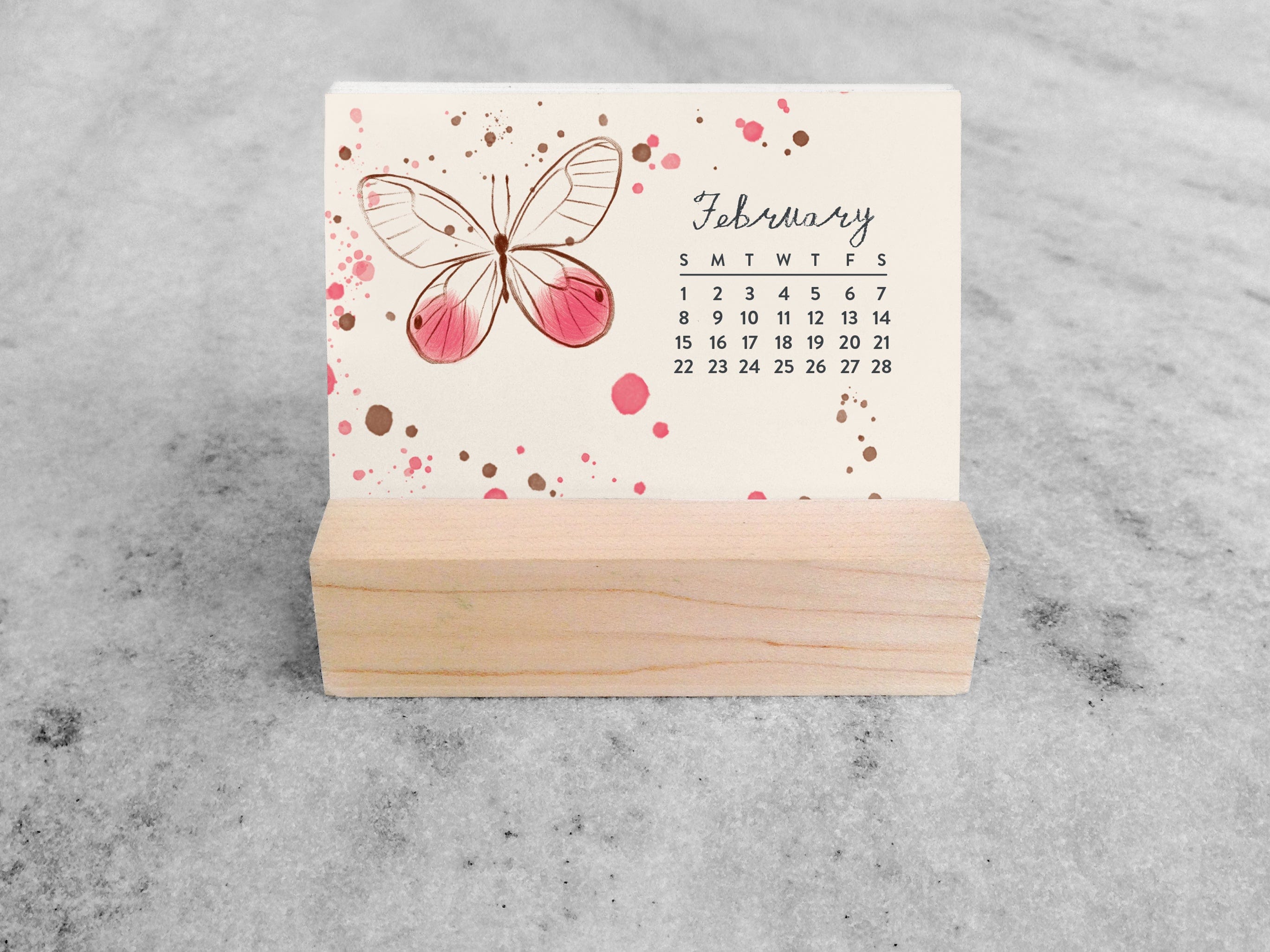 Favorite Story Mini Desk Calendar Favorite Story 2026 Mini Desk Calendar, Butterflies