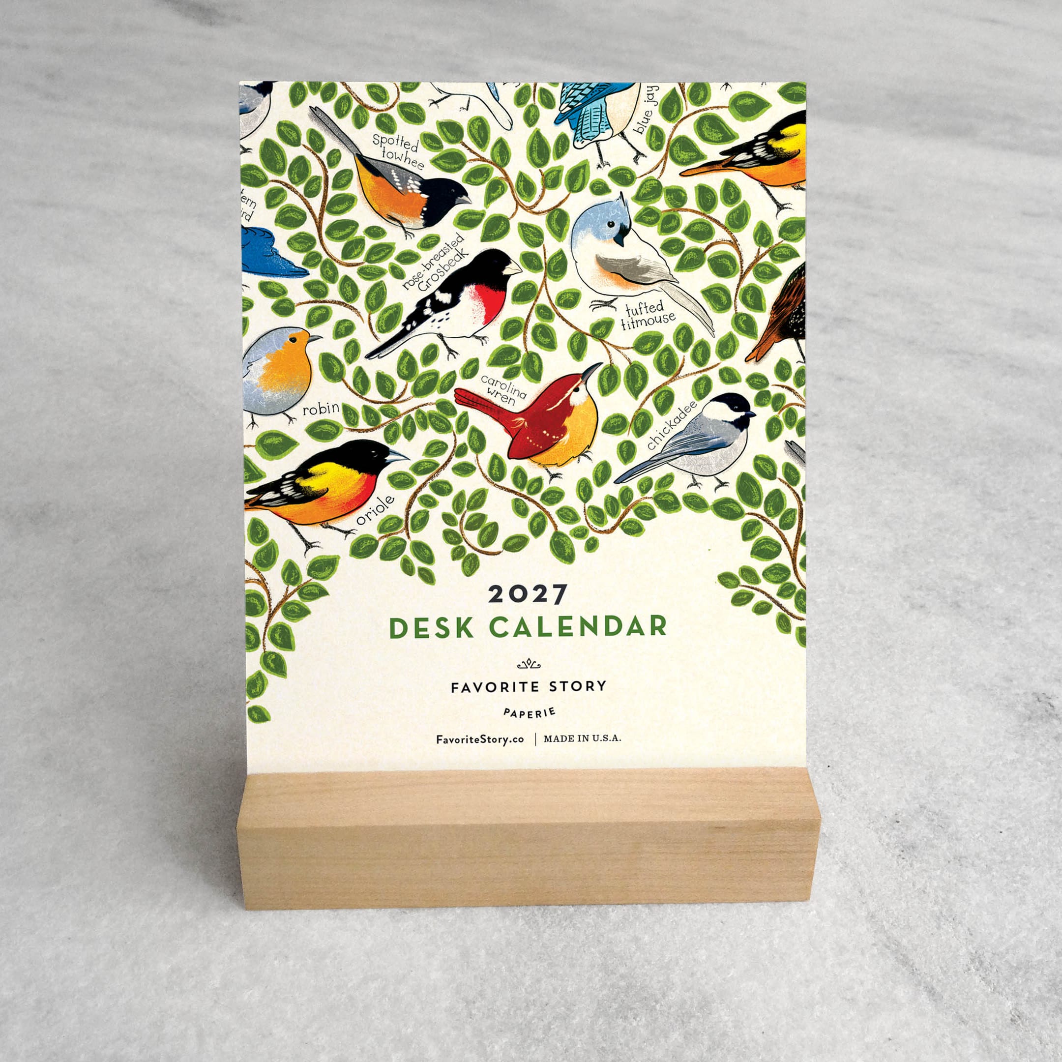 Favorite Story Desk Calendar Favorite Story 2027 Desk Calendar, Birds