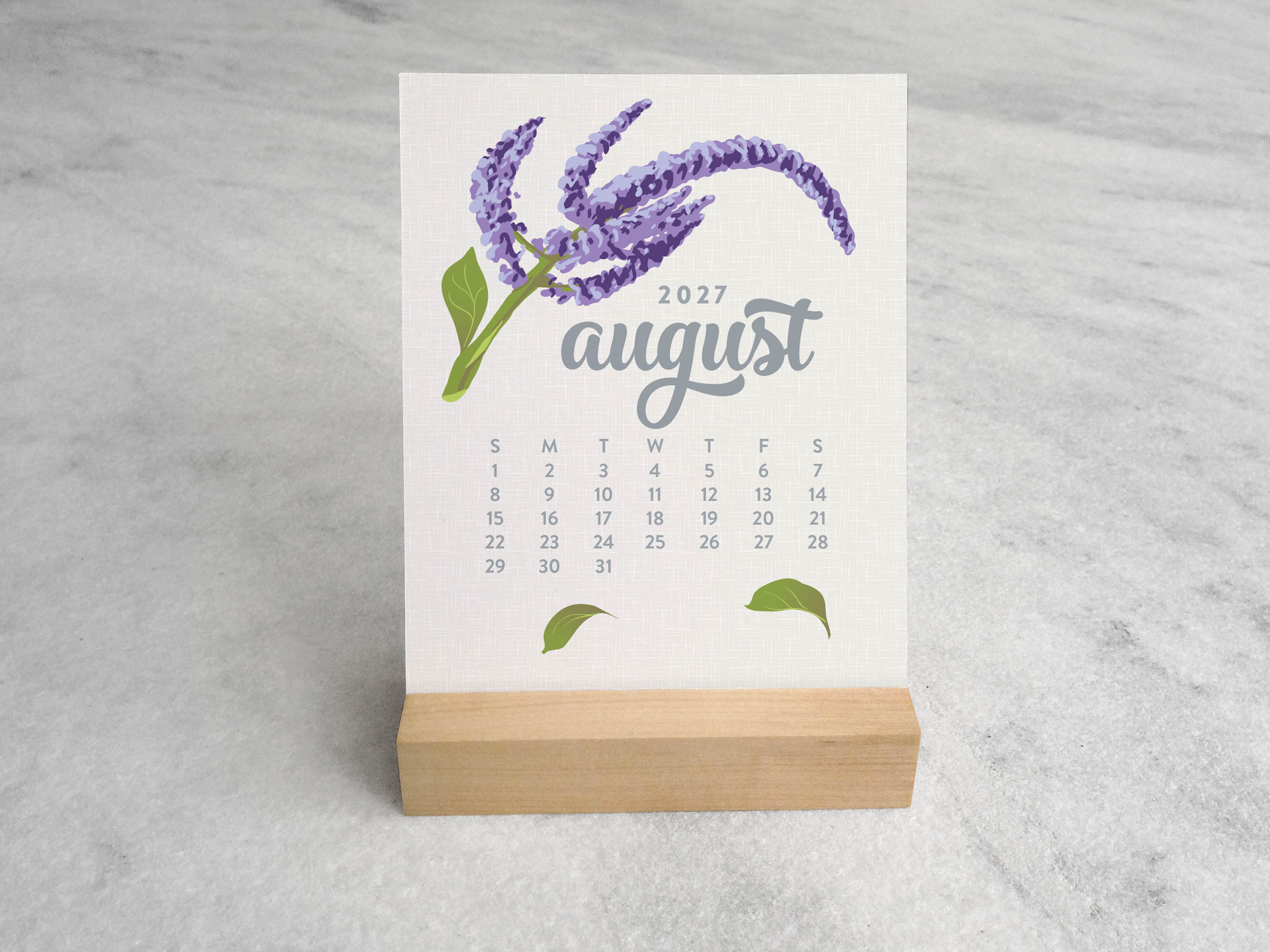 Favorite Story Desk Calendar Favorite Story 2027 Desk Calendar, Wildflower