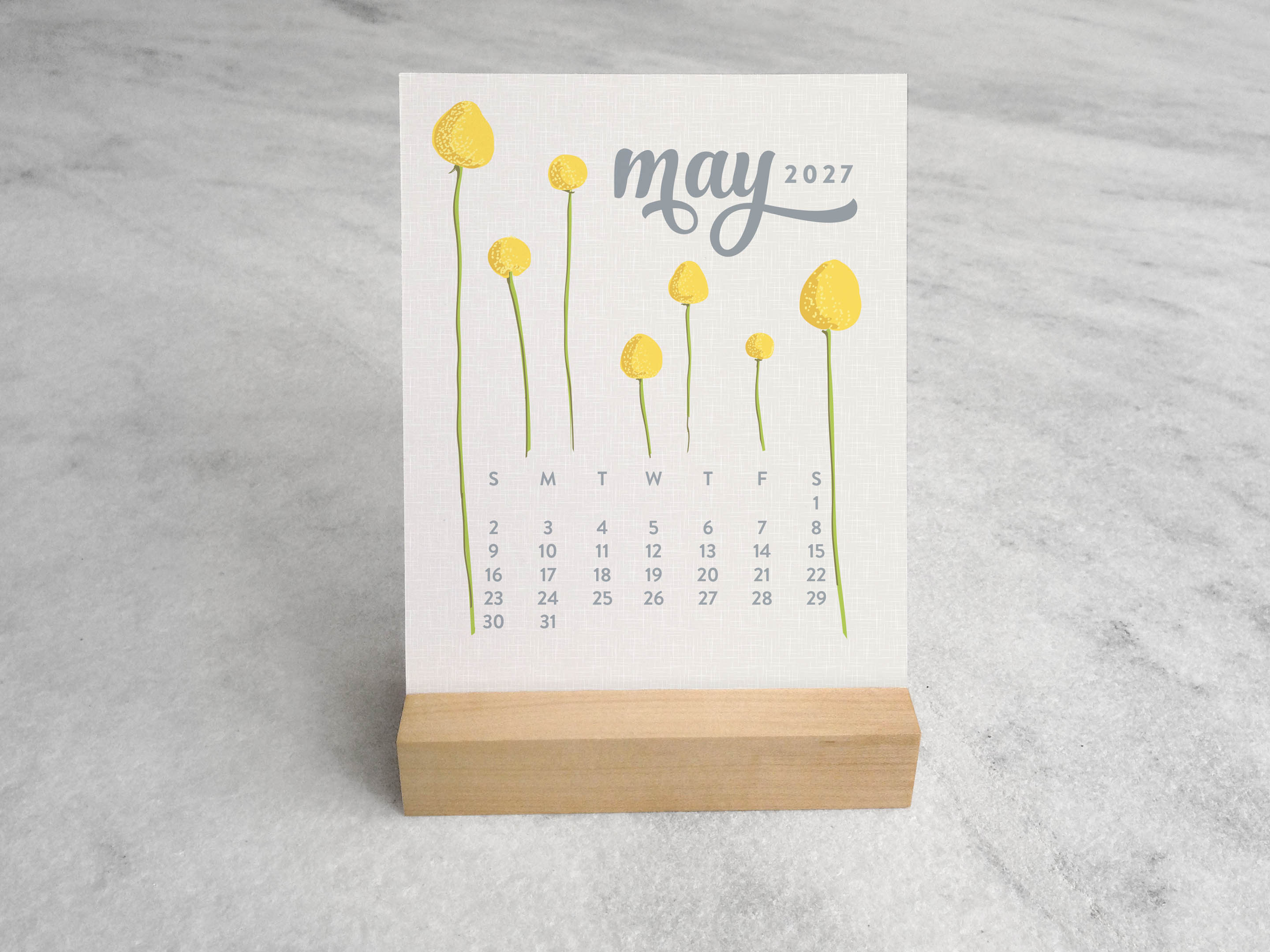 Favorite Story Desk Calendar Favorite Story 2027 Desk Calendar, Wildflower