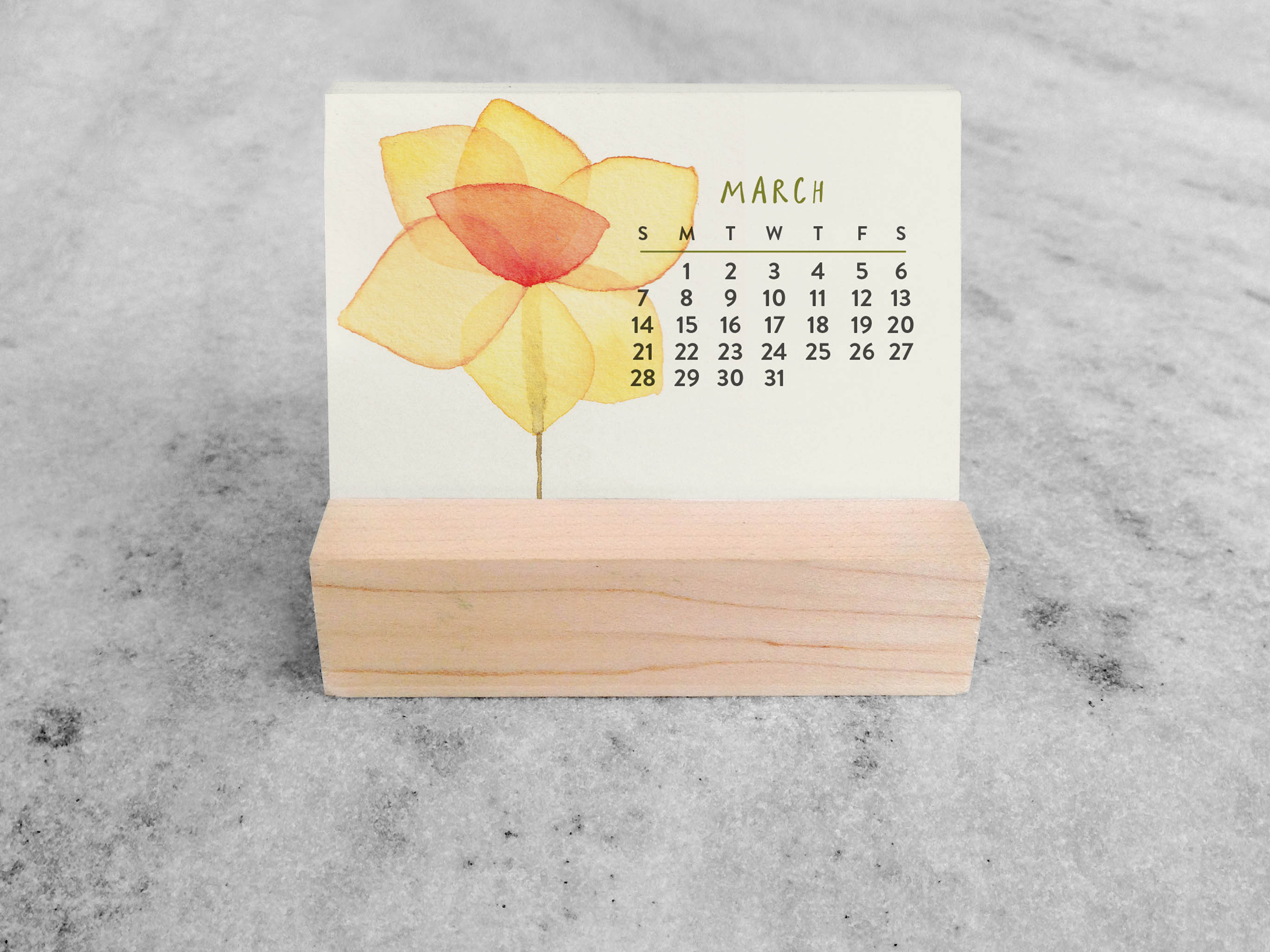 Favorite Story Mini Desk Calendar Favorite Story 2027 Mini Desk Calendar, Blooms