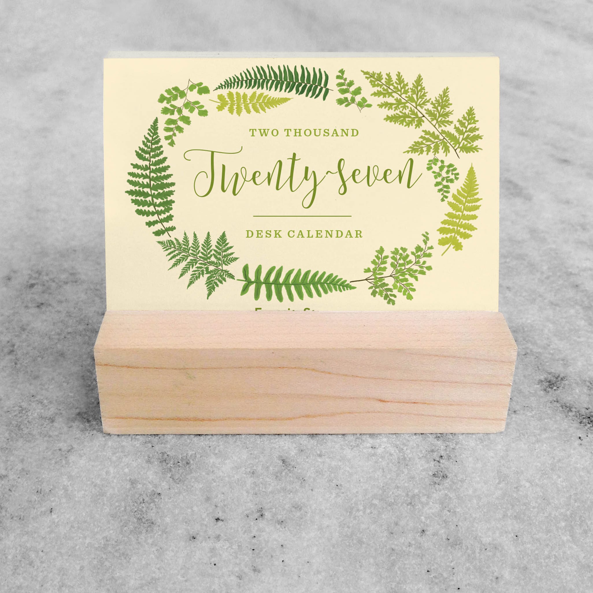 Favorite Story Mini Desk Calendar Favorite Story 2027 Mini Desk Calendar, Fern
