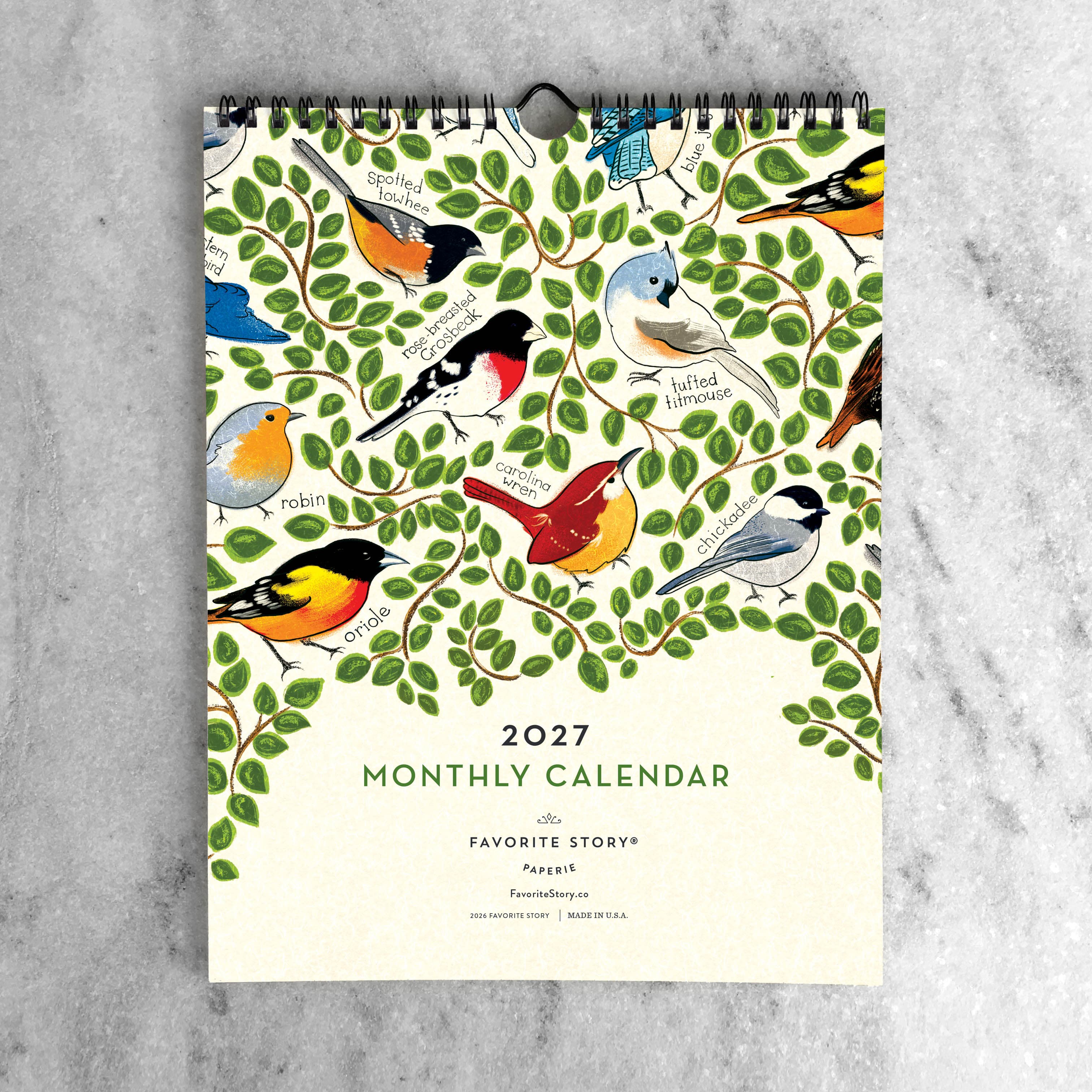 Favorite Story Monthly Calendar Favorite Story 2027 Monthly Calendar, Birds