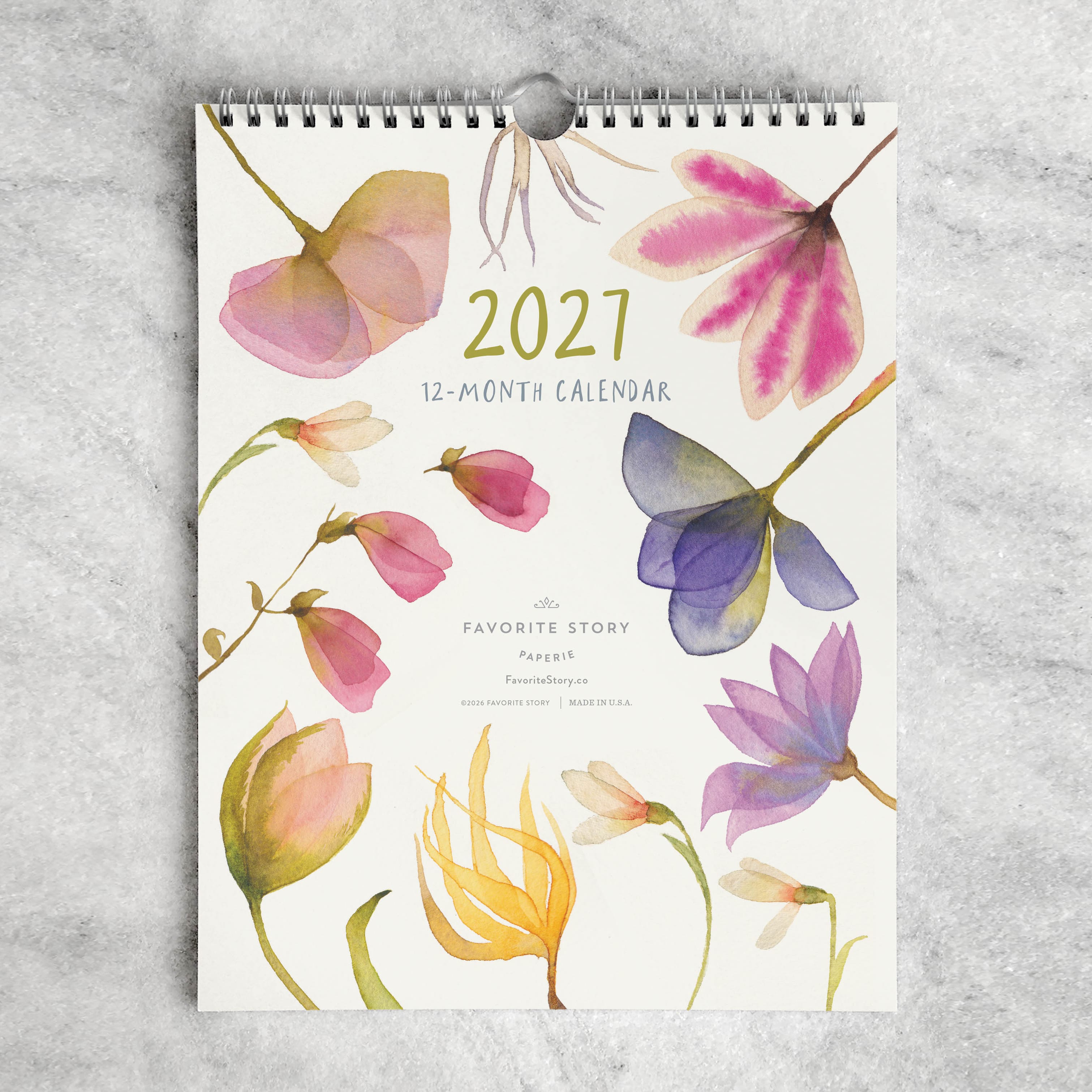 Favorite Story Monthly Calendar Favorite Story 2027 2027 Monthly Calendar, Blooms