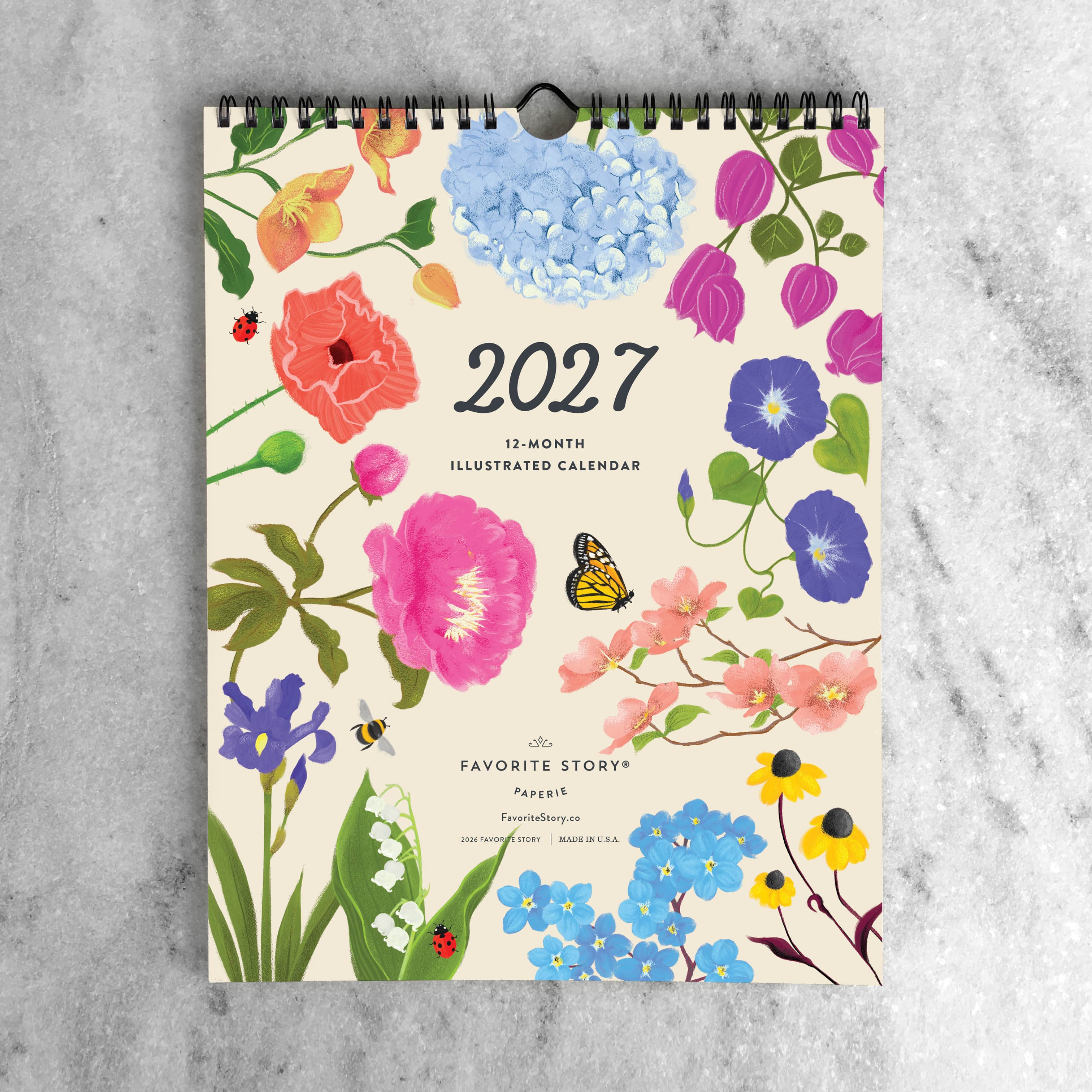 Favorite Story Monthly Calendar Favorite Story 2027 2027 Monthly Calendar, Botanicals