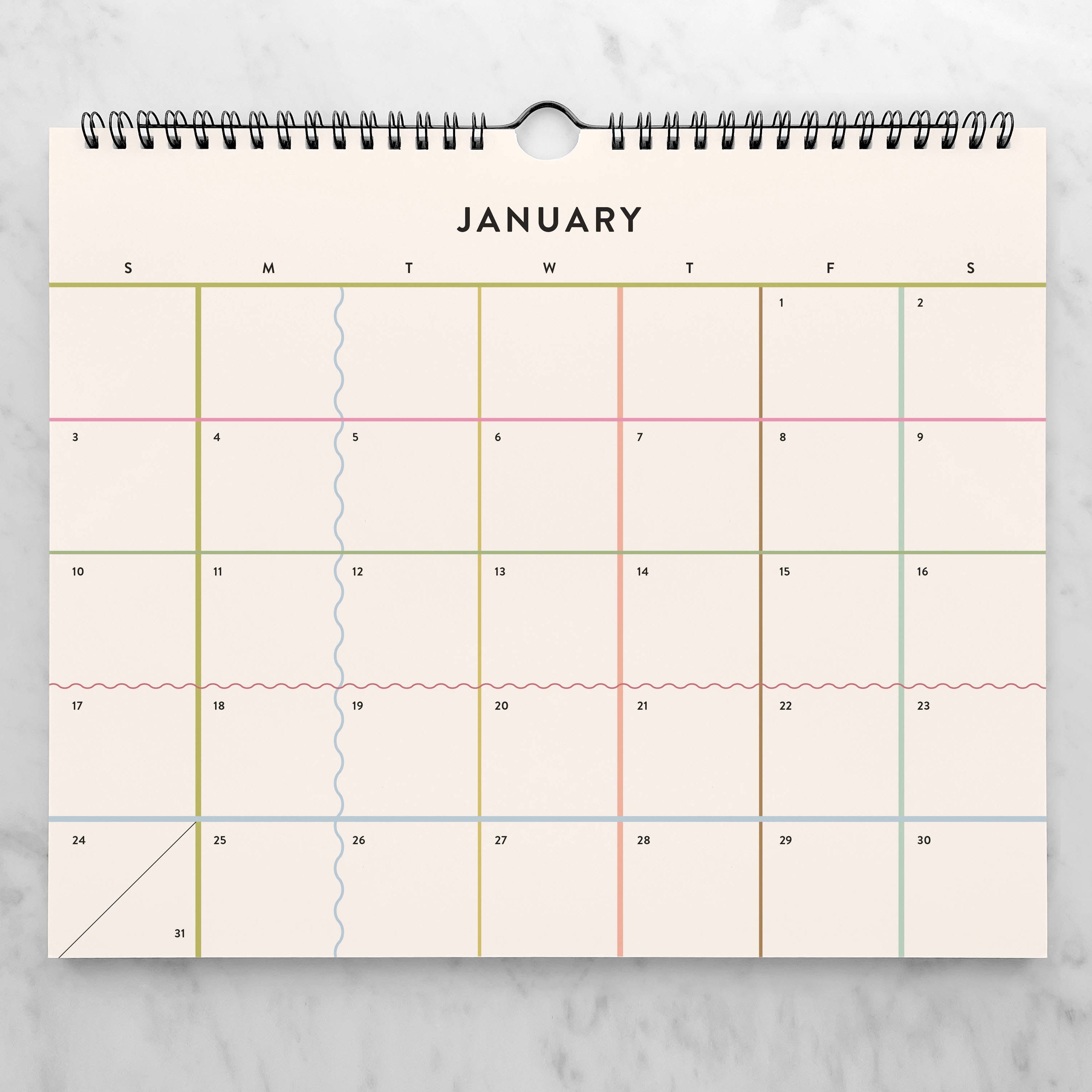 2027 Monthly Calendar, Play