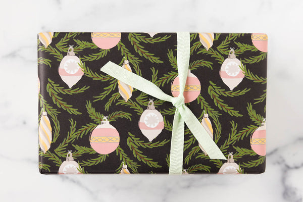 Christmas Ornaments Gift Wrap