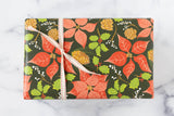 Poinsettias Gift Wrap