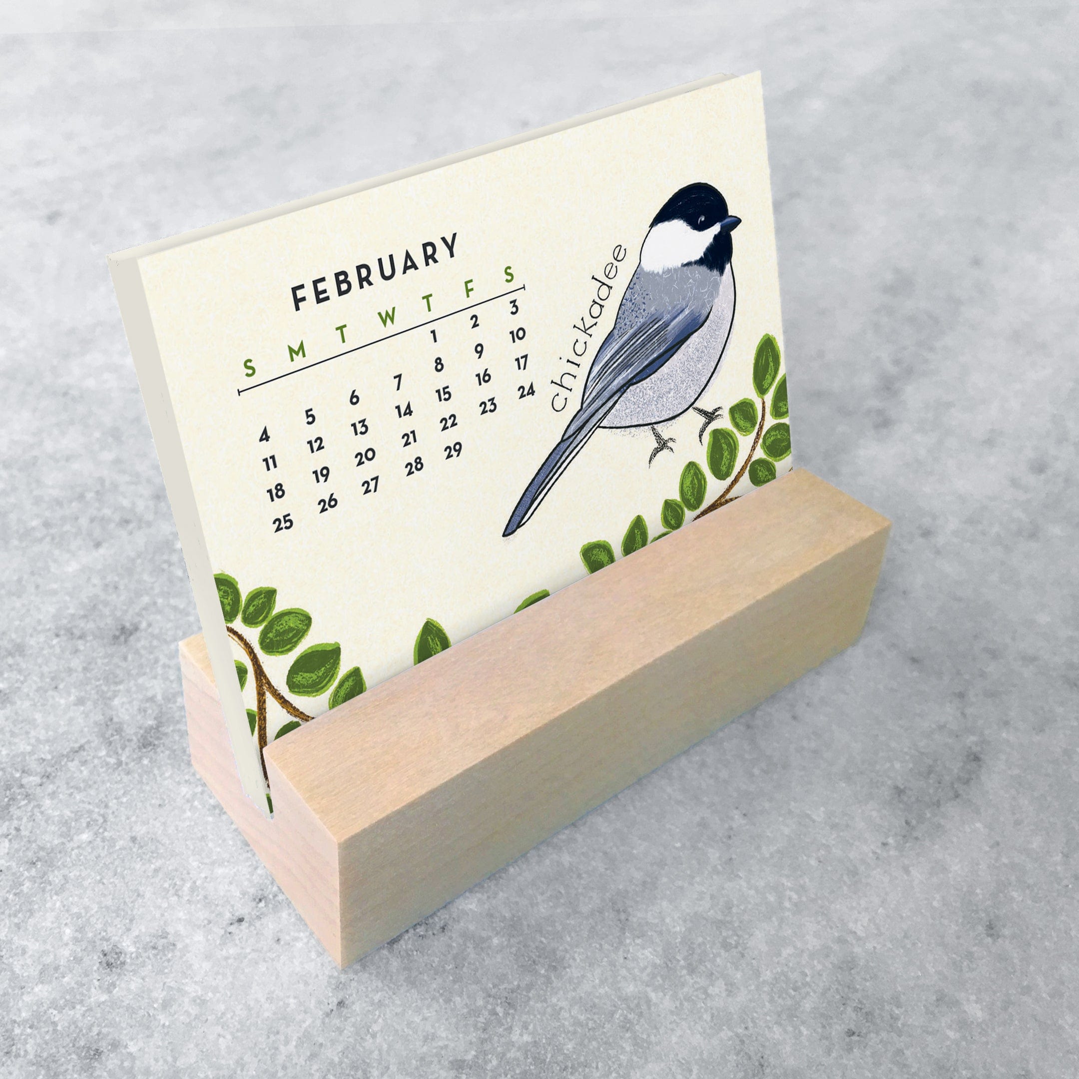 Favorite Story Mini Desk Calendar Feathered Friends 2024 Mini Desk Calendar