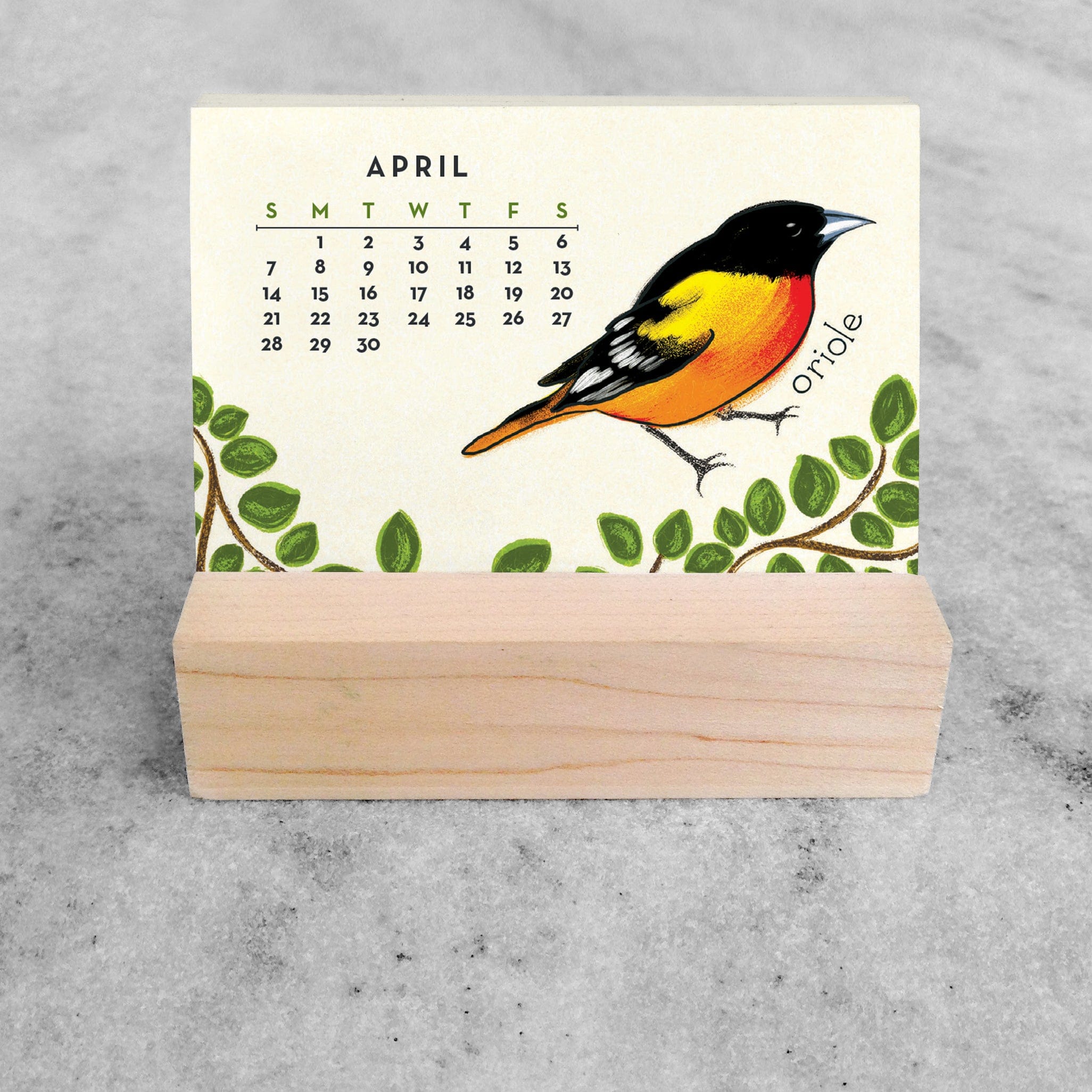 Favorite Story Mini Desk Calendar Feathered Friends 2024 Mini Desk Calendar