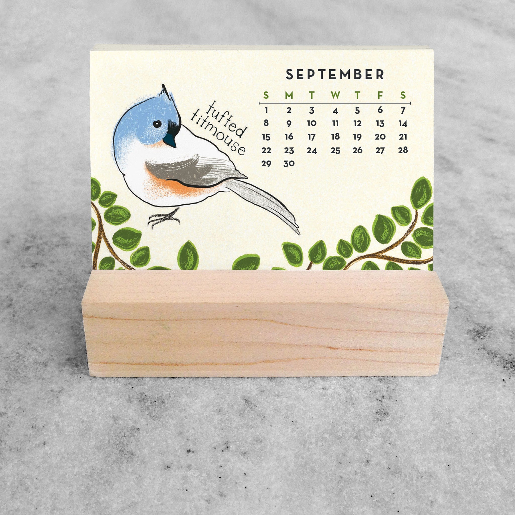 Favorite Story Mini Desk Calendar Feathered Friends 2024 Mini Desk Calendar