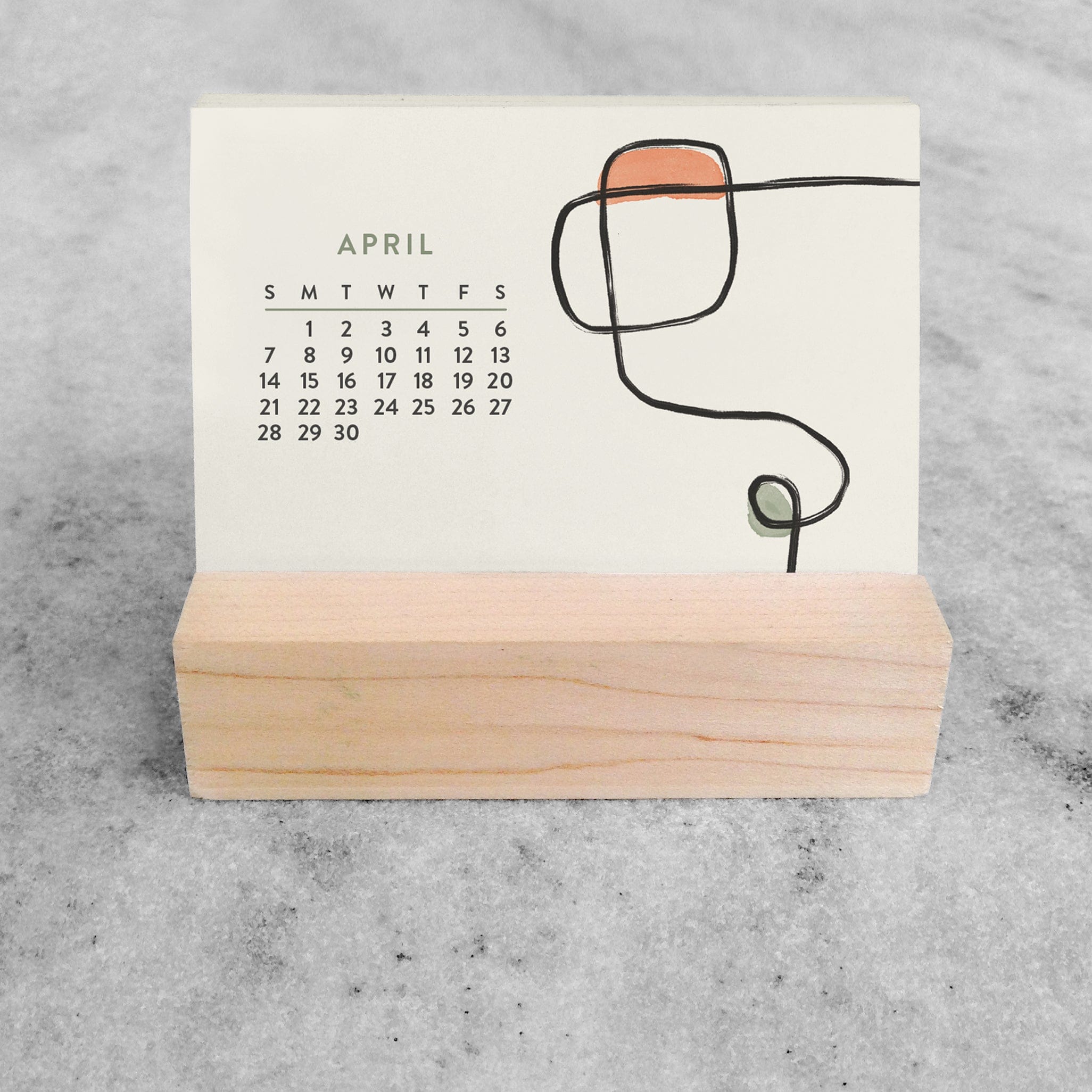 Favorite Story Mini Desk Calendar La Ligne 2023/2024 Mini Desk Calendar