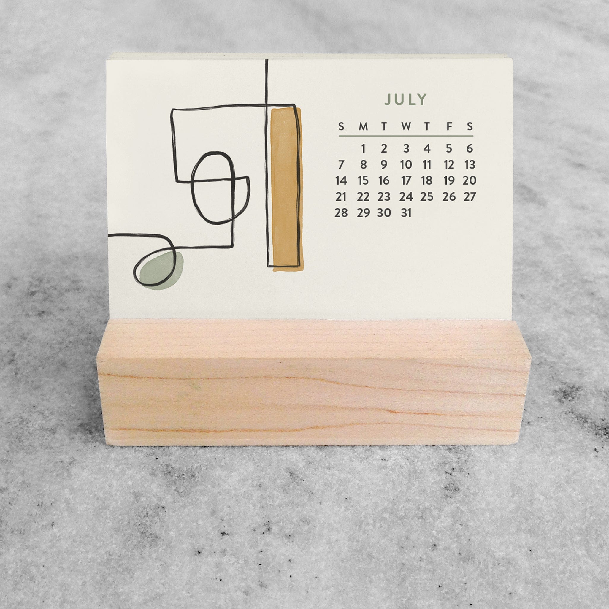 Favorite Story Mini Desk Calendar La Ligne 2023/2024 Mini Desk Calendar