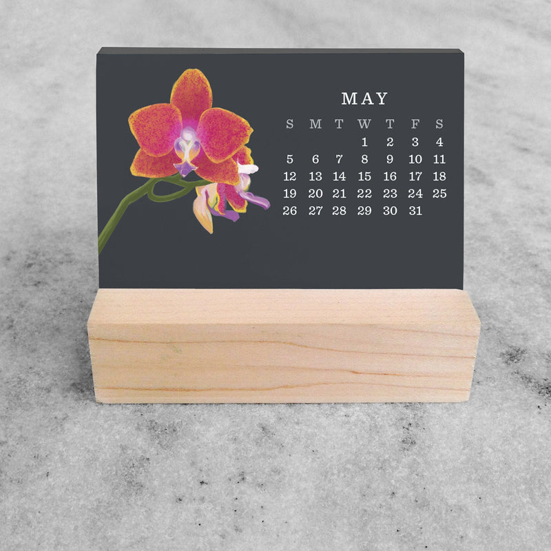 Favorite Story Mini Desk Calendar Orchid 2024 Mini Desk Calendar